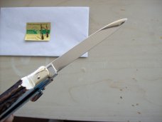 Weidmannsheil Wilhelm Weltersbach Circa 1970's Size 12 Slim Line Gen. Stag Lever Like Hubertus RARE! Weidmannsheil Wilhelm Weltersbach Circa 1970's Size 12 Slim Line Gen. Stag Lever Like Hubertus RARE!