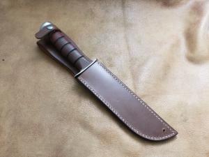Custom made replacement KA-BAR combat knife sheath RIGHT  HAND