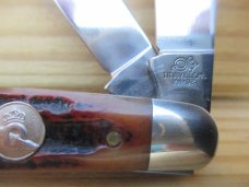 Queen Amber Stag Bone Stockman 