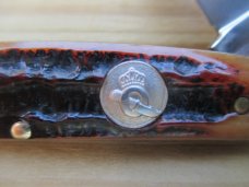Queen Amber Stag Bone Stockman 