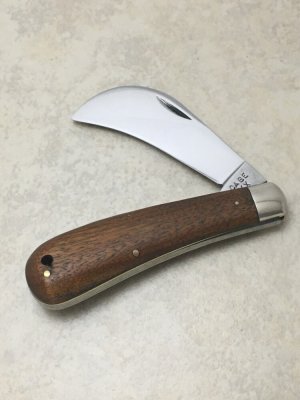 Case XX 11011 Walnut 1940-64 Hawkbill Pruner Knife