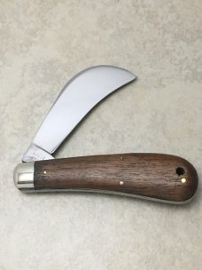 Case XX 11011 Walnut 1940-64 Hawkbill Pruner Knife Case XX 11011 Walnut 1940-64 Hawkbill Pruner Knife