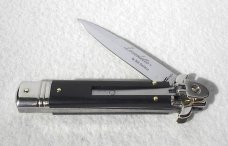 NEW AKC LEVERLETTO 8" EXOTIC AFRICAN EBONY WOOD WITH NEW MODIFIED BAYONET BLADE   