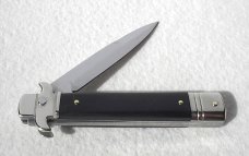 NEW AKC LEVERLETTO 8" EXOTIC AFRICAN EBONY WOOD WITH NEW MODIFIED BAYONET BLADE   