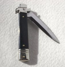 NEW AKC LEVERLETTO 8" EXOTIC AFRICAN EBONY WOOD WITH NEW MODIFIED BAYONET BLADE   