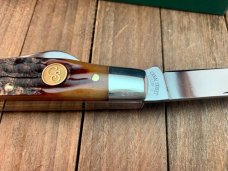 Canal Street Cutlery Congress Amber Stag Carved Bone Canal Street Cutlery Congress Amber Stag Carved Bone