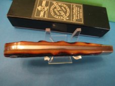 Queen Titusville PA. Amber Carved Stag Bone Mountain Man Pattern # 3 Queen Titusville PA. Amber Carved Stag Bone Mountain Man Pattern # 3