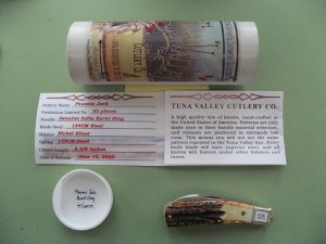 TUNA VALLEY PHOENIX JACK BURNT STAG