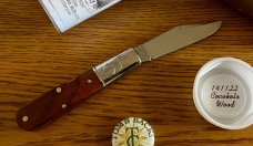 Great Eastern Cutlery Tidioute #141122 Toms Choice Barlow, Smooth Cocobolo Handle, New (GEC 14) Great Eastern Cutlery Tidioute #141122 Toms Choice Barlow, Smooth Cocobolo Handle, New (GEC 14)