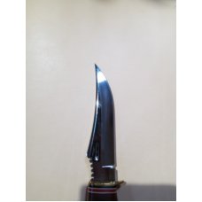 Vintage KA_BAR 1233 Hunter/Skinner with custom hand made leather sheath. REDUCED! Vintage KA_BAR 1233 Hunter/Skinner with custom hand made leather sheath. REDUCED!