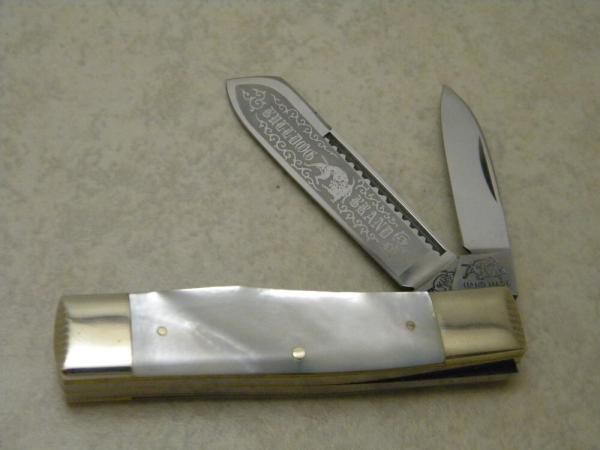 Bulldog Brand Solingen Germany Pearl Gunstock Jack Knife 