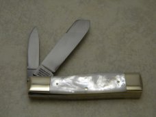Bulldog Brand Solingen Germany Pearl Gunstock Jack Knife 