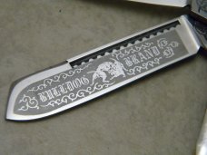 Bulldog Brand Solingen Germany Pearl Gunstock Jack Knife 