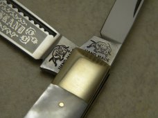 Bulldog Brand Solingen Germany Pearl Gunstock Jack Knife 