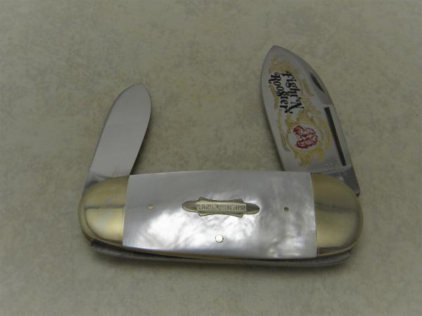 Fightn Rooster Solingen Germany Pearl 1990 Intl' Cutlery Club 1 of 200 Elephant Toe Knife
