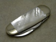 Fightn Rooster Solingen Germany Pearl 1990 Intl' Cutlery Club 1 of 200 Elephant Toe Knife