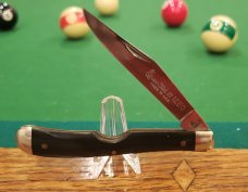 Vintage Queen Steel #12EO USA, Slick Black Easy Open Knife, Q76 Vintage Queen Steel #12EO USA, Slick Black Easy Open Knife, Q76