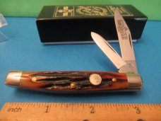 Queen Amber Carved Stag Bone Jack Pattern # 2 Queen Amber Carved Stag Bone Jack Pattern # 2
