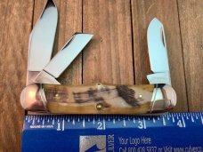 Ontario RAT by Queen Rail Splitter Oiled Ram’s Horn by Canal Street Cutlery 1 of 500 Ontario RAT by Queen Rail Splitter Oiled Ram’s Horn by Canal Street Cutlery 1 of 500