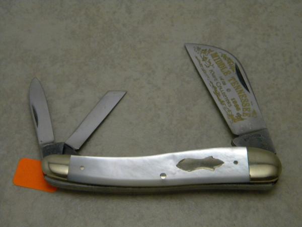 Fightn Rooster Germany Pearl 1986 Mid. TN Knife Collector's 1 of 150 Cotton Sampler Whittler Knife Fightn Rooster Germany Pearl 1986 Mid. TN Knife Collector's 1 of 150 Cotton Sampler Whittler Knife