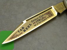 Fightn Rooster Germany Pearl 1981 Tar Heel Cutlery Club 1 of 400 Lockback Whittler Knife