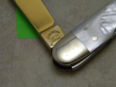 Fightn Rooster Germany Pearl 1981 Tar Heel Cutlery Club 1 of 400 Lockback Whittler Knife