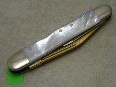Fightn Rooster Germany Pearl 1981 Tar Heel Cutlery Club 1 of 400 Lockback Whittler Knife