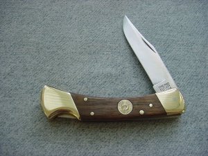 Vintage RARE Chicago Cutlery L36 U.S.A. Large(4 7/8") Premium Lockback Folding Hunter Knife