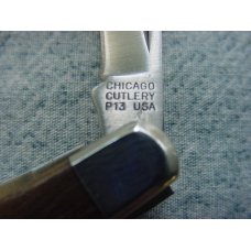 Vintage RARE CHICAGO CUTLERY U.S.A. P13 Small(3 5/16") Premium Stockman(Serpentine) Pattern Vintage RARE CHICAGO CUTLERY U.S.A. P13 Small(3 5/16") Premium Stockman(Serpentine) Pattern