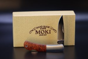 Moki Knives Meek Lockback Knife Quince Wood (2" Satin) MK102J