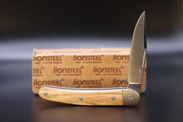 LIONSTEEL Jack JK1 UL Knife M390 Stainless Steel/Titanium/Olive Wood