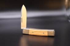 LionSteel bestMAN BM2 Traditional Folding Knife 2.8" M390 Drop Point Blade, Olive Wood Handles with LionSteel bestMAN BM2 Traditional Folding Knife 2.8" M390 Drop Point Blade, Olive Wood Handles with