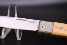 LionSteel bestMAN BM2 Traditional Folding Knife 2.8" M390 Drop Point Blade, Olive Wood Handles with LionSteel bestMAN BM2 Traditional Folding Knife 2.8" M390 Drop Point Blade, Olive Wood Handles with