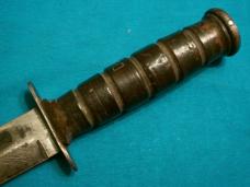 VINTAGE CAMILLUS NY USN MARK 2 MK2 NAVY FIGHTING BOWIE KNIFE KNIVES OLD SHEATH NORD 6581 WW2 WWII