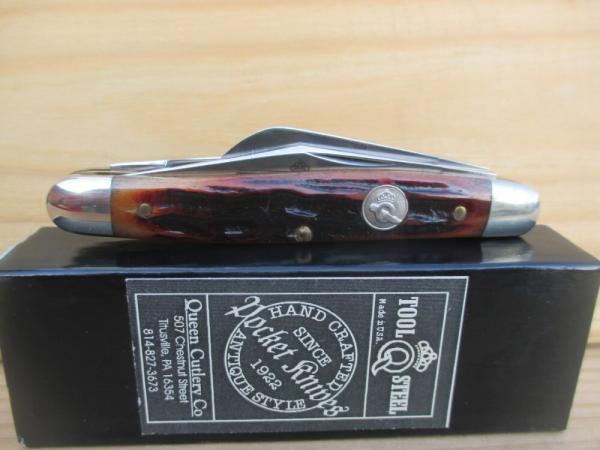 Queen Amber Stag Bone Stockman  