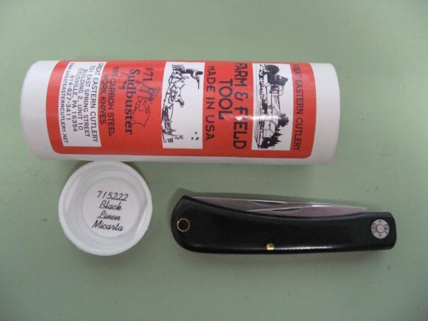GREAT EASTERN SUDBUSTER 715222 BLACK LINEN MICARTA