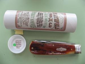 GREAT EASTERN 235220 TRAPPER  ANTIQUE AUTUMN NATURAL BONE