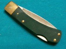 VINTAGE SCHRADE USA 5OT OLD TIMER GREEN LOCKBACK FOLDER HUNTING SKINNING FOLDING POCKET KNIFE KNIVES