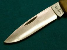 VINTAGE SCHRADE USA 5OT OLD TIMER GREEN LOCKBACK FOLDER HUNTING SKINNING FOLDING POCKET KNIFE KNIVES