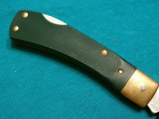 VINTAGE SCHRADE USA 5OT OLD TIMER GREEN LOCKBACK FOLDER HUNTING SKINNING FOLDING POCKET KNIFE KNIVES