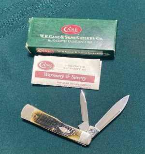 Case XX Olive Green Gunstock Whittler 62130SS