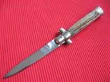 Vintage 1960's Italian Button Open / Close Stiletto Switchblade Knife Vintage 1960's Italian Button Open / Close Stiletto Switchblade Knife