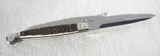 NEW AGA CAMPOLIN 12" ITALIAN SICILIANO GENUINE STAG 4 MILLIMETER BLADE, NICKEL SILVER BOLSTERS NEW AGA CAMPOLIN 12" ITALIAN SICILIANO GENUINE STAG 4 MILLIMETER BLADE, NICKEL SILVER BOLSTERS