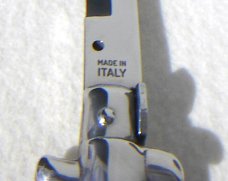 NEW OLD STOCK 13" SKM BAYONET STILETTO ACRYLIC WHITE PEARL MANIAGO ITALY