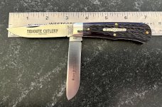 Great Eastern Cutlery Tidioute #73 Trapper, Charcoal Water Buffalo Bone, New (GEC 73) Great Eastern Cutlery Tidioute #73 Trapper, Charcoal Water Buffalo Bone, New (GEC 73)