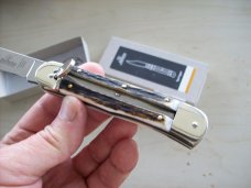 Hubertus Knife Solingen, Germany Large Size 11 Genuine Stag/Antler NIB