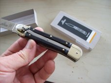 Hubertus Knife Solingen, Germany Large Size 11 Exotic Black Ebonywood NIB Hubertus Knife Solingen, Germany Large Size 11 Exotic Black Ebonywood NIB