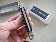 Hubertus Knife Solingen, Germany Large Size 11 Exotic Black Ebonywood NIB Hubertus Knife Solingen, Germany Large Size 11 Exotic Black Ebonywood NIB