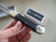 Hubertus Knife Solingen, Germany Large Size 11 Exotic Black Ebonywood NIB Hubertus Knife Solingen, Germany Large Size 11 Exotic Black Ebonywood NIB