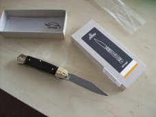 Hubertus Knife Solingen, Germany Size 10 Medium Exotic Black Ebonywood NIB Hubertus Knife Solingen, Germany Size 10 Medium Exotic Black Ebonywood NIB
